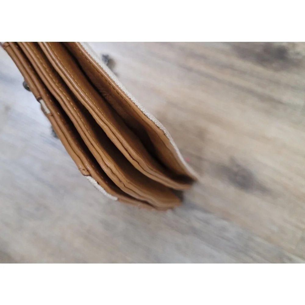 JC De Castelbajac Made In Italy‎ Flag Leather Purse